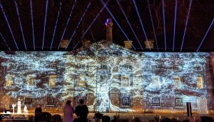 Projection and beam showcase at Illuminate